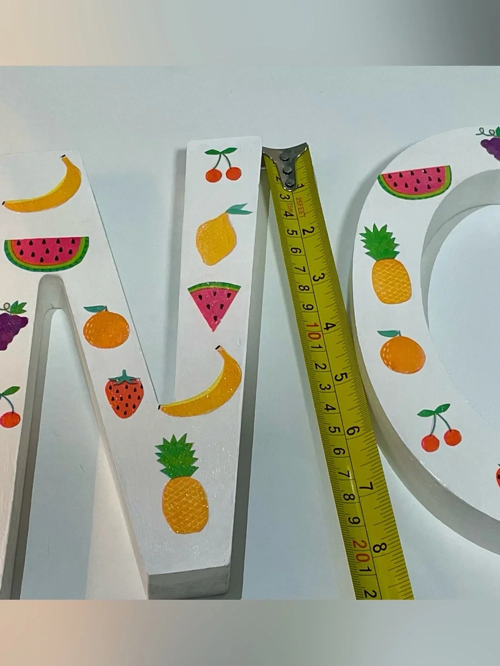 “Twotti Frutti” TWO Birthday Letters, 2nd Birthday, Party Decor